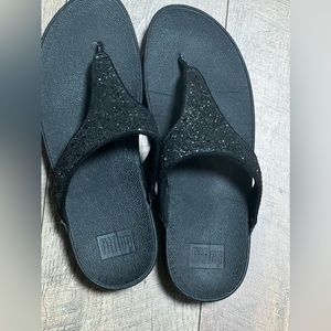 Fifflop sandals, sandals size 10 Women's Lulu Glitter Toe-Thongs Sandal